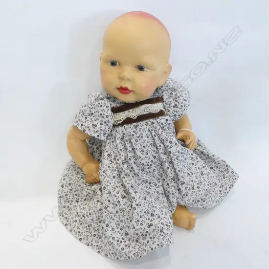 VINTAGE 'BABY BLUE EYES' DOLL MADE IN JAPAN - H. 370MM